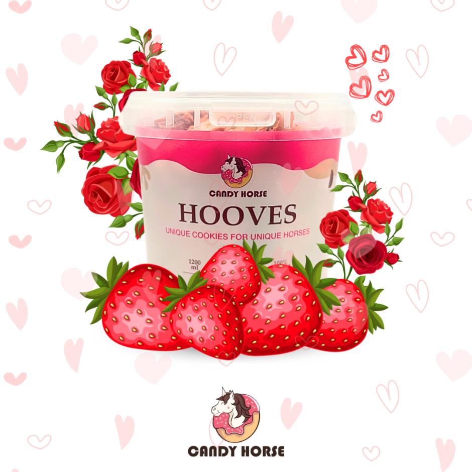 LOVE – Jordbær + Rose Cookies