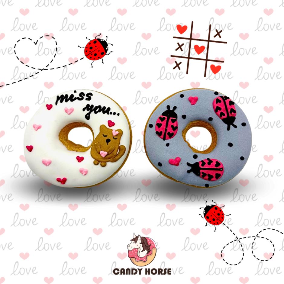 LOVE – Donuts med glasur