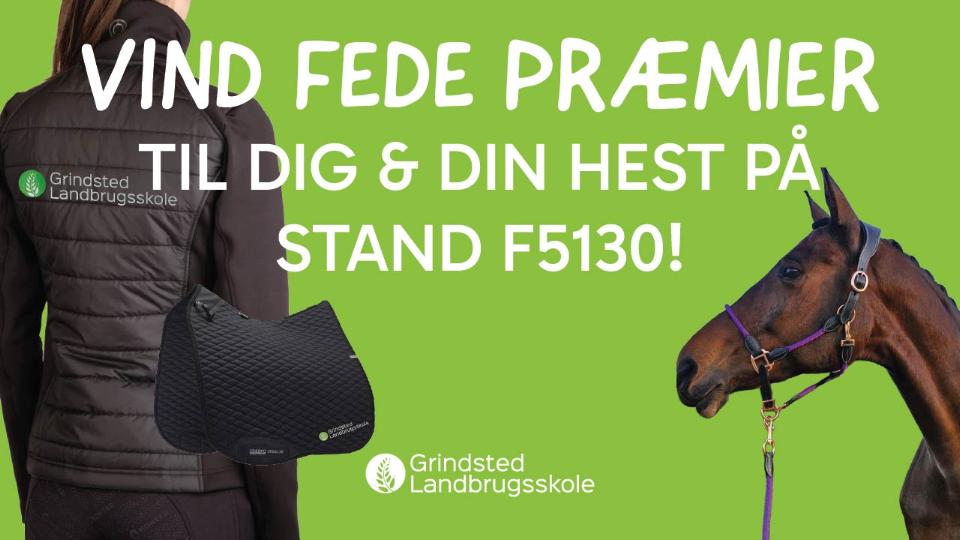 Vind lækre præmier – deltag på stand F5130!